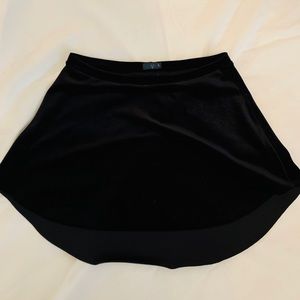 Eleve velvet skirt